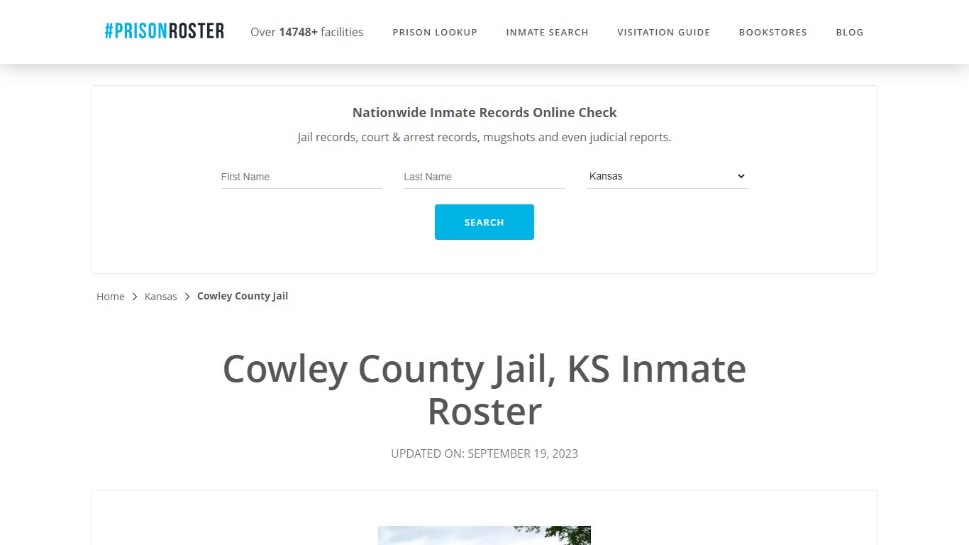 Cowley County Jail, KS Inmate Roster - Prisonroster